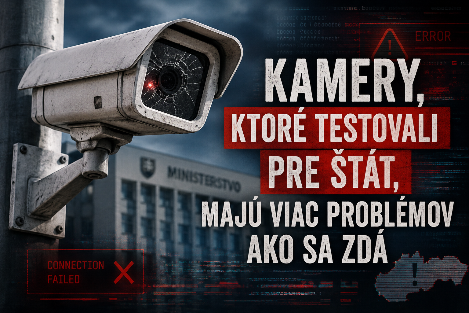 Kamery, ktoré testovali pre štát, majú viac problémov ako sa zdá